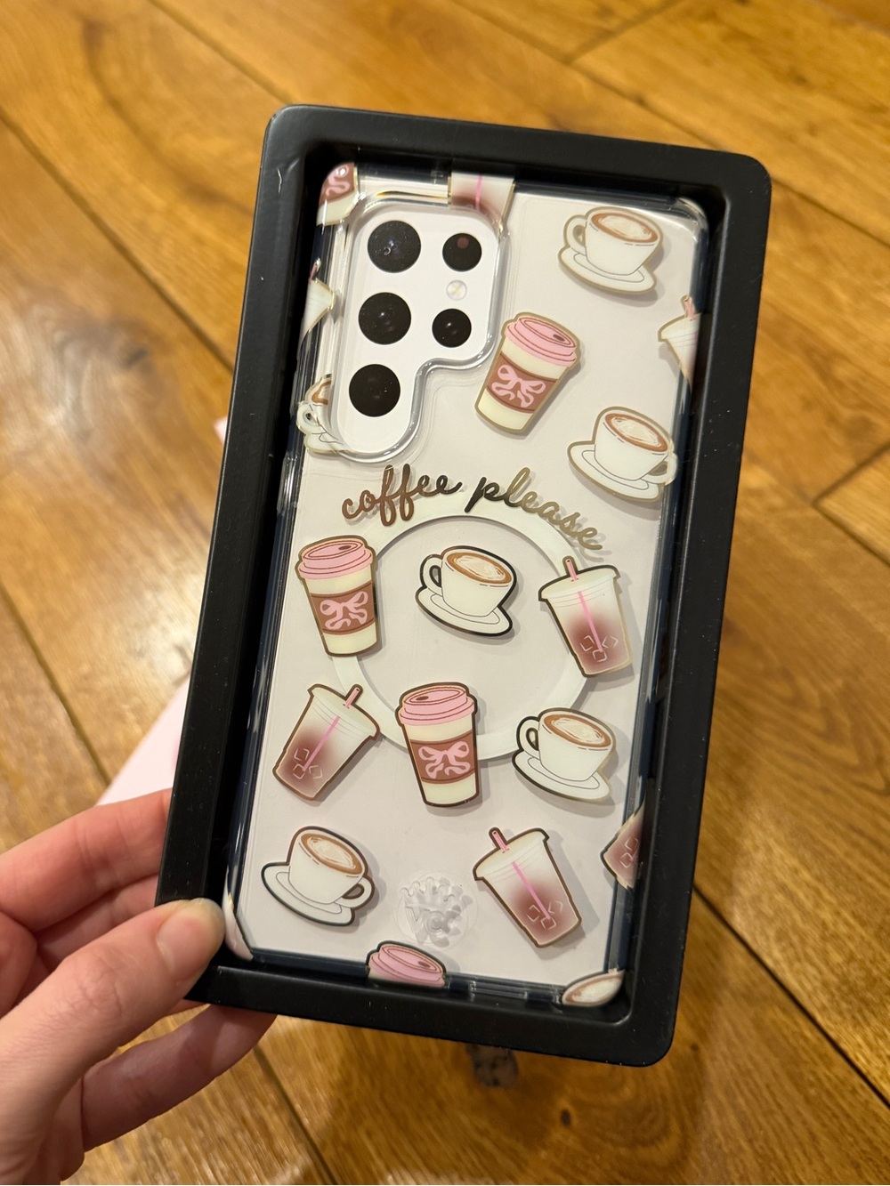 Velvet Caviar Coffee Please Phone Case and Grip (iPhone 17 pro max)
